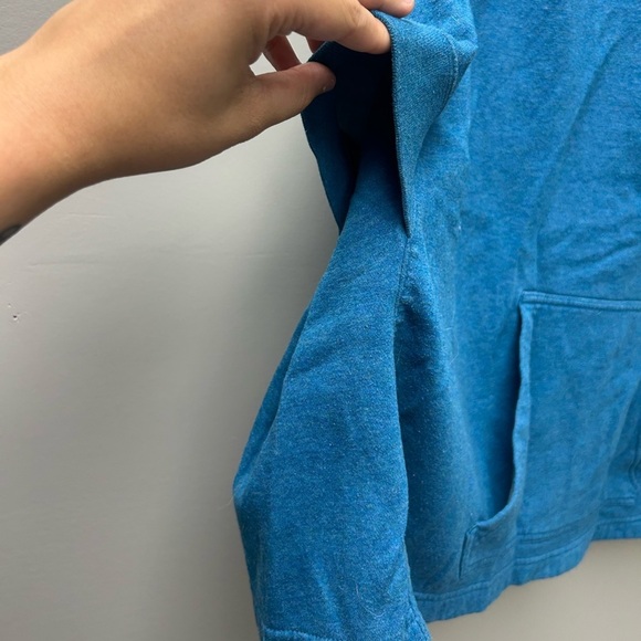 Nike Half Zip Blue Poncho - Picture 2 of 5